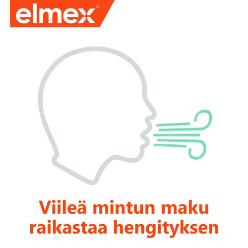 Viileä mintun maku raikastaa hengityksen