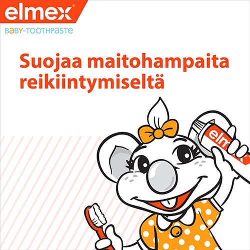 Suojaa maitohampaita reikiintymiseltä